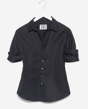 Tailored - Black on Black Stripe