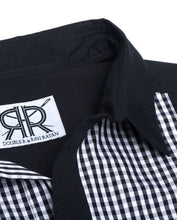 Tailored - Black with Gingham Bib