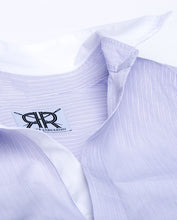 Tailored - Purple Stripe with White Collar and Cuffs