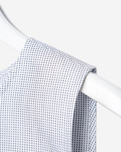 Sleeveless - Charcoal Blue Birdseye Check