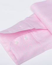 Tailored - Pink Herringbone