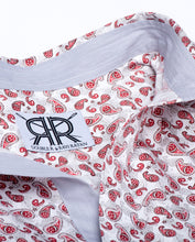 Tailored - Red Paisley