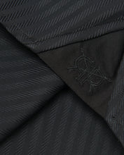 Tailored - Black on Black Stripe