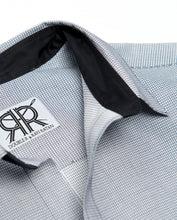 Tailored - White with Black Fine Check