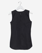 Sleeveless - Black Oxford