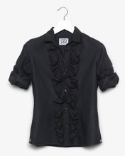 Tailored - Black Oxford Ruffle