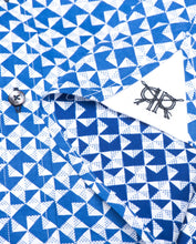 Tailored - Blue Geometric Print
