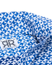 Tailored - Blue Geometric Print