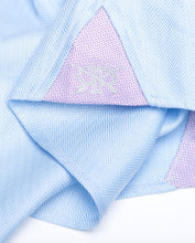 Tailored - Blue and Lavender Herringbone