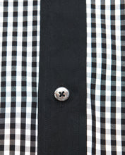 Tailored - Black with Gingham Bib