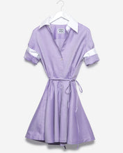 Sabrina - Purple Herringbone