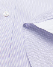 Tailored - Purple Stripe with White Collar and Cuffs