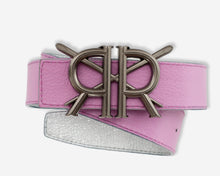 Orchid and Metallic Silver with Gunmetal Buckle
