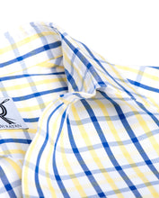 Tailored - Navy and Yellow Check